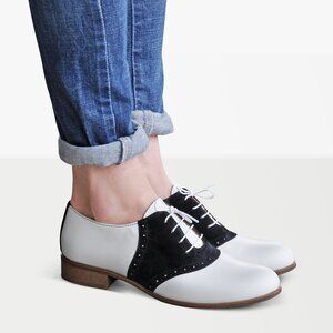 SHOE BUNDLE: Women's Saddle and Oxford shoes, Lace-up Shoes, EU 42/US 11